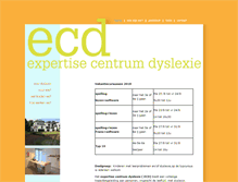 Tablet Screenshot of ecdyslexie.be